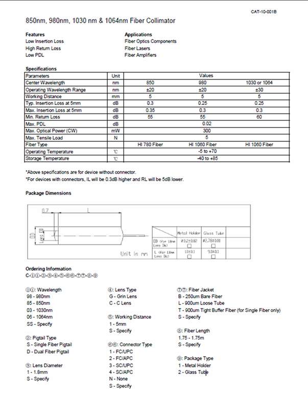 [product specs]